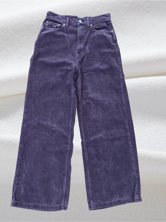 BDG Pants - BDG Urban Outfitters dusty purple corduroy high-waisted wide-leg pants